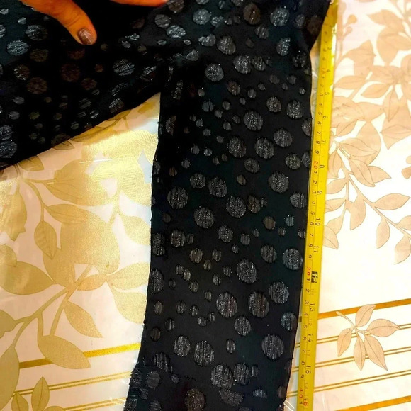 Loft women’s top blouse black long sleeve sleeve size S - Picture 5 of 5